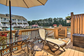 Airy Ocean City Condo on Canal Front with Deck!